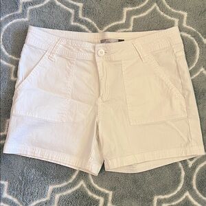 Prana Women's White Cargo Shorts